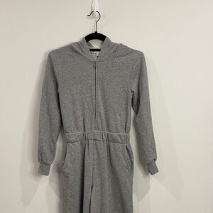 Kids Long sleeve sweater jumpsuit with hoodie size 10